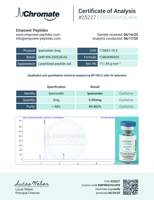 Ipamorelina - Péptido de crecimiento y rendimiento 4 Ipamorelina - Péptido para el crecimiento y el rendimiento - Imagen 4
