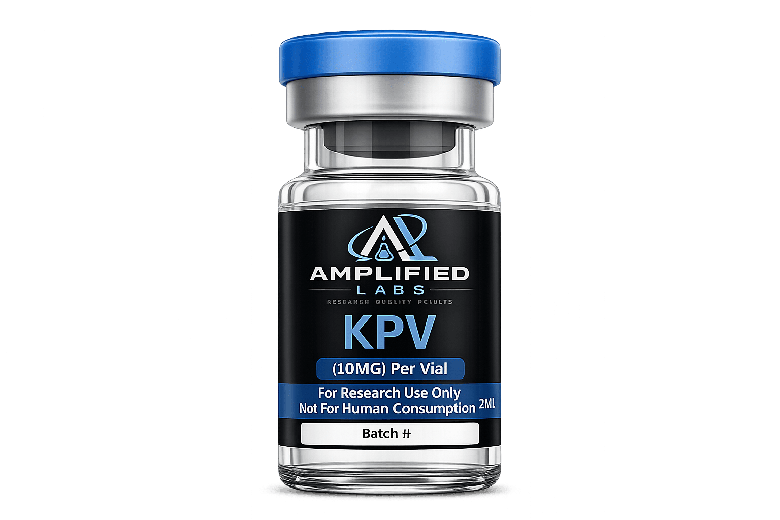 KPV - Recovery and Repair Peptide 1 KPV 10mg research peptide amplified labs 3L vial