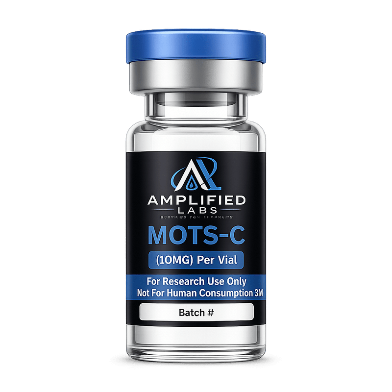 MOTS-c - Péptido 1 de la función cognitiva y la longevidad MOTS-C 10 mg, péptido de investigación, producto más vendido de Amplified Labs